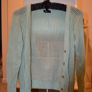 Light Mint green loosely stitched sweater